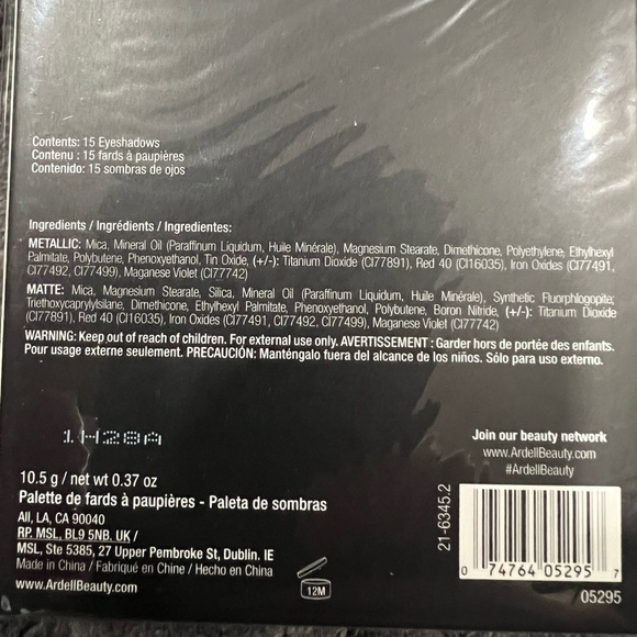 Ardell pro eyeshadow palette - Picture 5 of 5